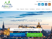 Tablet Screenshot of abrecco.com